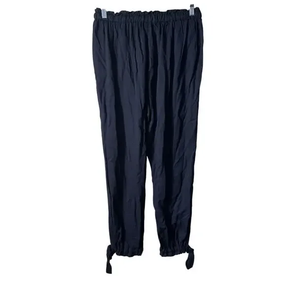 NEW Lulus Sebastian Black Pants Size Large - Picture 9 of 13